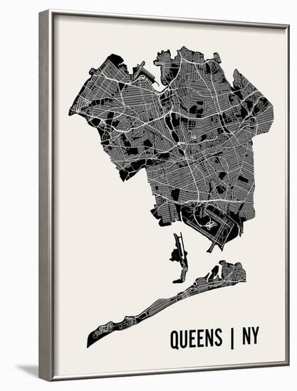 Queens-Mr City Printing-Framed Art Print