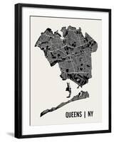 Queens-Mr City Printing-Framed Art Print