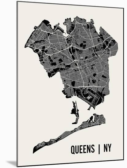 Queens-Mr City Printing-Mounted Art Print