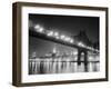 Queensboro Bridge and Manhattan at Night-Bettmann-Framed Photographic Print