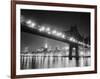 Queensboro Bridge and Manhattan at Night-Bettmann-Framed Photographic Print