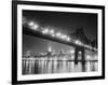 Queensboro Bridge and Manhattan at Night-Bettmann-Framed Photographic Print