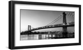 Queensboro Bridge and Manhattan from Brooklyn, NYC-Michel Setboun-Framed Giclee Print