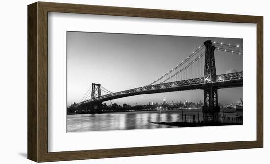 Queensboro Bridge and Manhattan from Brooklyn, NYC-Michel Setboun-Framed Giclee Print