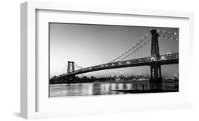 Queensboro Bridge and Manhattan from Brooklyn, NYC-Michel Setboun-Framed Giclee Print