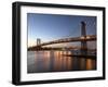 Queensboro Bridge and Manhattan from Brooklyn, NYC-Michel Setboun-Framed Giclee Print