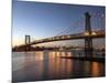 Queensboro Bridge and Manhattan from Brooklyn, NYC-Michel Setboun-Mounted Giclee Print