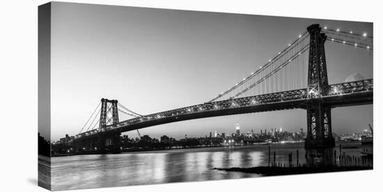 Queensboro Bridge and Manhattan from Brooklyn, NYC-Michel Setboun-Stretched Canvas