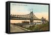 Queensboro Bridge, New York City-null-Framed Stretched Canvas