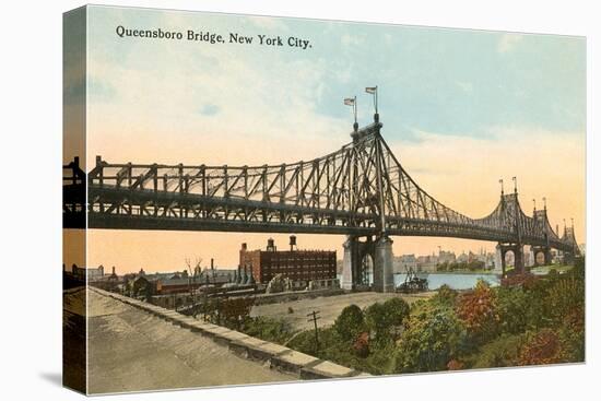 Queensboro Bridge, New York City-null-Stretched Canvas