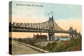 Queensboro Bridge, New York City-null-Stretched Canvas