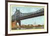 Queensboro Bridge, New York Hospital, New York City-null-Framed Premium Giclee Print