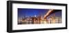 Queensboro Bridge to Manhattan-null-Framed Art Print