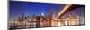 Queensboro Bridge to Manhattan-null-Mounted Art Print