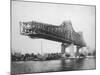 Queensboro Bridge under Construction-null-Mounted Photographic Print