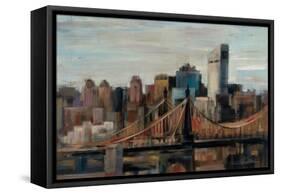 Queensboro Bridge-Silvia Vassileva-Framed Stretched Canvas