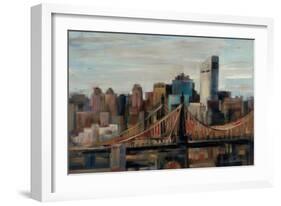 Queensboro Bridge-Silvia Vassileva-Framed Art Print