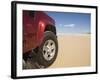 Queensland, Fraser Island, Four Wheel Driving on Sand Highway of Seventy-Five Mile Beach, Australia-Andrew Watson-Framed Photographic Print