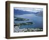 Queenstown Bay and the Remarkables, Otago, South Island, New Zealand-Desmond Harney-Framed Photographic Print