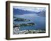 Queenstown Bay and the Remarkables, Otago, South Island, New Zealand-Desmond Harney-Framed Photographic Print