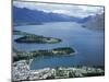 Queenstown Bay and the Remarkables, Otago, South Island, New Zealand-Desmond Harney-Mounted Photographic Print