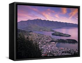 Queenstown, Lake Whakatipu, New Zealand-Doug Pearson-Framed Stretched Canvas