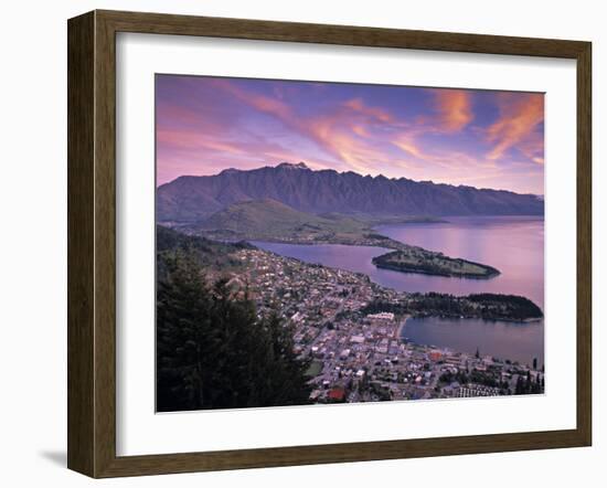 Queenstown, Lake Whakatipu, New Zealand-Doug Pearson-Framed Photographic Print