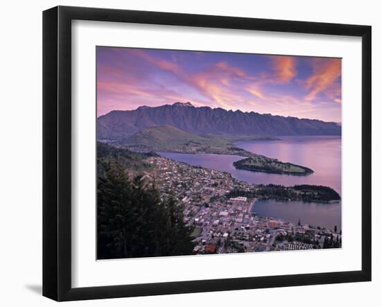 Queenstown, Lake Whakatipu, New Zealand-Doug Pearson-Framed Photographic Print