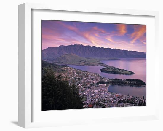 Queenstown, Lake Whakatipu, New Zealand-Doug Pearson-Framed Photographic Print