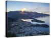 Queenstown Overview, Queenstown, Central Otago, South Island, New Zealand-Doug Pearson-Stretched Canvas