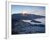 Queenstown Overview, Queenstown, Central Otago, South Island, New Zealand-Doug Pearson-Framed Photographic Print