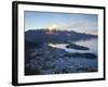 Queenstown Overview, Queenstown, Central Otago, South Island, New Zealand-Doug Pearson-Framed Photographic Print