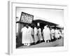 Queing for Railway Tickets, Seoul, Korea, 1900-null-Framed Giclee Print