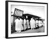 Queing for Railway Tickets, Seoul, Korea, 1900-null-Framed Giclee Print