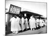 Queing for Railway Tickets, Seoul, Korea, 1900-null-Mounted Giclee Print