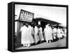 Queing for Railway Tickets, Seoul, Korea, 1900-null-Framed Stretched Canvas