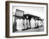 Queing for Railway Tickets, Seoul, Korea, 1900-null-Framed Giclee Print