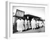 Queing for Railway Tickets, Seoul, Korea, 1900-null-Framed Giclee Print