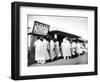 Queing for Railway Tickets, Seoul, Korea, 1900-null-Framed Giclee Print