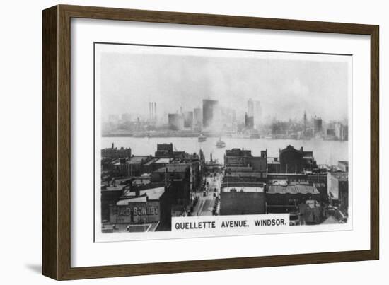 Quellette Avenue, Windsor, Ontario, Canada, C1920S-null-Framed Giclee Print