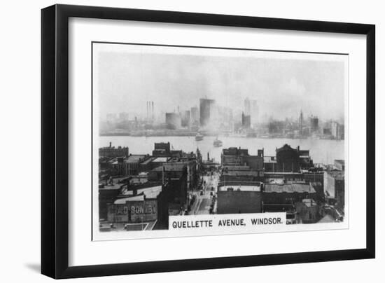 Quellette Avenue, Windsor, Ontario, Canada, C1920S-null-Framed Giclee Print