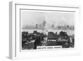 Quellette Avenue, Windsor, Ontario, Canada, C1920S-null-Framed Giclee Print