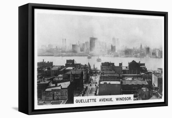 Quellette Avenue, Windsor, Ontario, Canada, C1920S-null-Framed Stretched Canvas