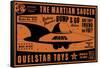 Quelstar Mars Saucer-John W Golden-Framed Stretched Canvas