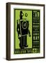 Quelstar X9 Tin Toy Robot-John W Golden-Framed Giclee Print