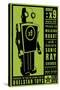 Quelstar X9 Tin Toy Robot-John W Golden-Stretched Canvas