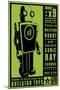 Quelstar X9 Tin Toy Robot-John W Golden-Mounted Giclee Print