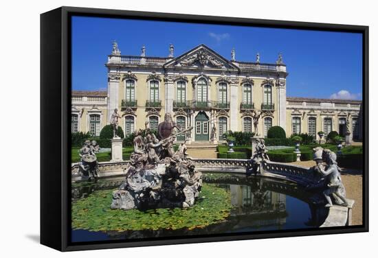 Queluz Palace, Sintra, Portugal-Jeremy Lightfoot-Framed Stretched Canvas