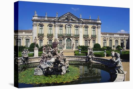 Queluz Palace, Sintra, Portugal-Jeremy Lightfoot-Stretched Canvas