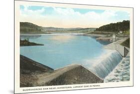 Quemahoning Dam, Pennsylvania-null-Mounted Art Print